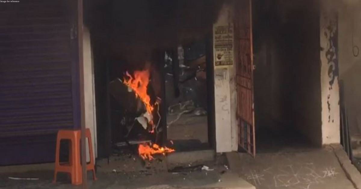 ATM catches fire in Andhra's Nellore; no casualties